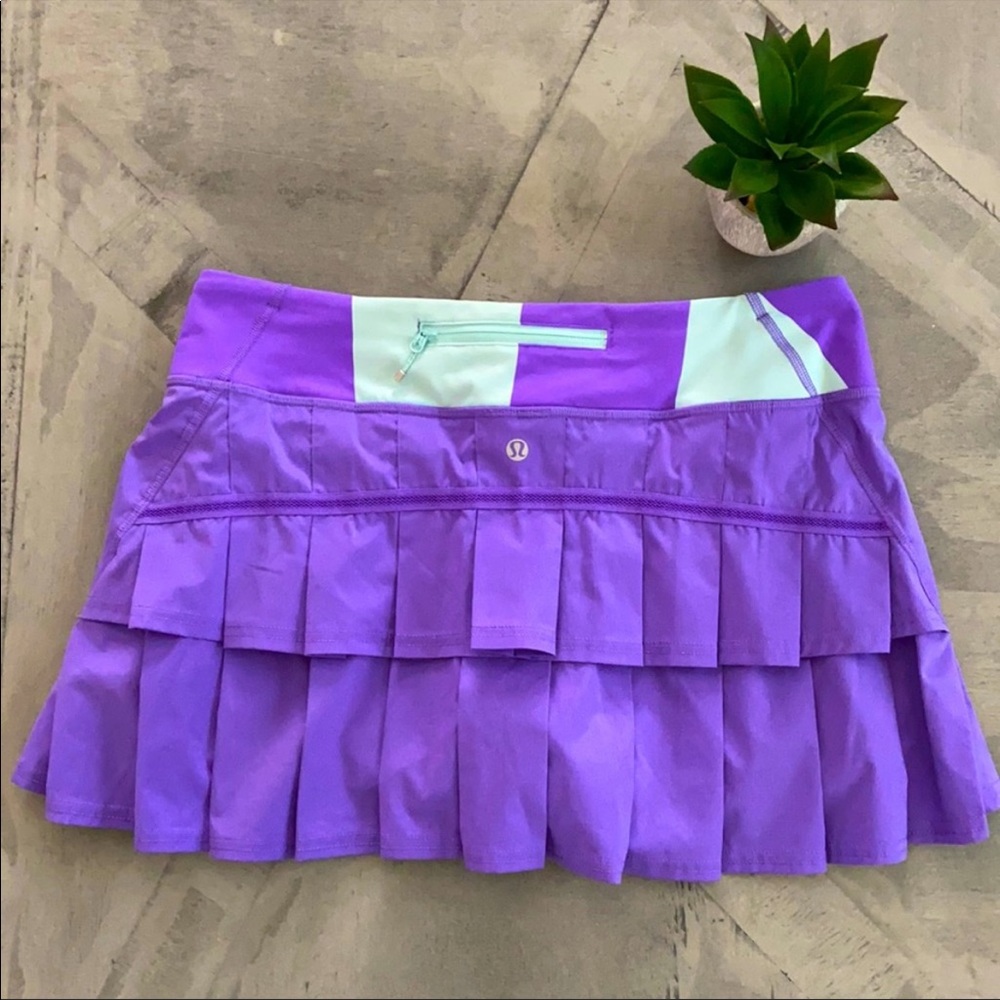 Lululemon tennis skirt.  Bright purple size 6
